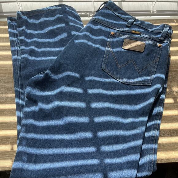 Wrangler Cowboy Cut Blue Jeans Men's 40x30 Original Fit 13MWZPW Excellent Shape - Picture 1 of 9